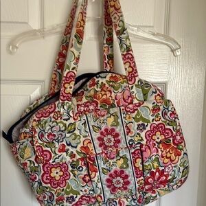 Vera Bradley Red and Pink Floral Tote